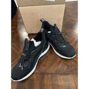 US6.5 CHAMARIPA Elevator Shoes Height Increasing black Sneaker For Men 7CM
